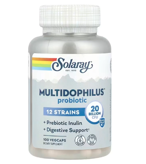 Multidophilus liofilizado, 3 bilhões de UFCs, 100, Solaray