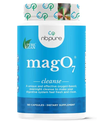 MagO7, Limpeza e Desintoxicação natural do Cólon, 180 Cápsulas, Nbpure