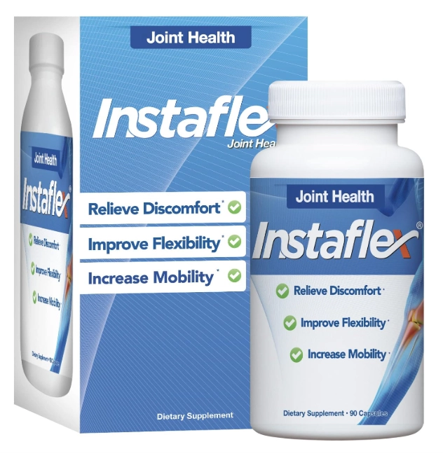 Instaflex, Suporte Articular Com Glucosamina, MSM, Cúrcuma, Gengibre, Pimenta caiena e Ácido hialurônico, 90 Cápsulas