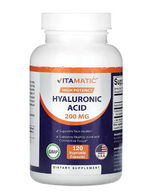 Ácido Hialurônico 200mg, 120 Cápsulas, Vitamatic