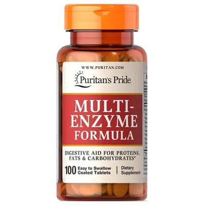 Multi Enzimas, 100 tablets, Puritans Pride