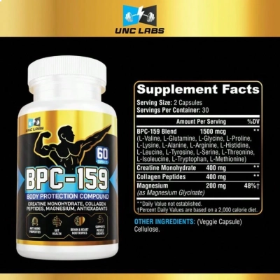BCP-159, 1500mcg, 60 Cápsulas, UNC LABS