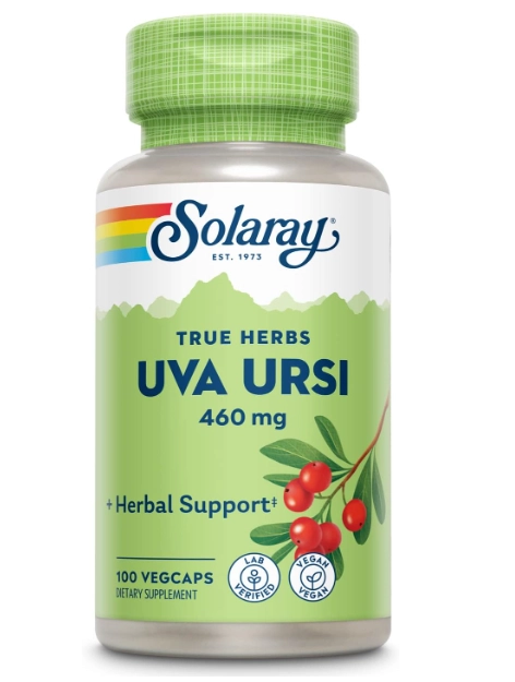 Uva Ursi, 460mg, 100 VegCaps, Solaray