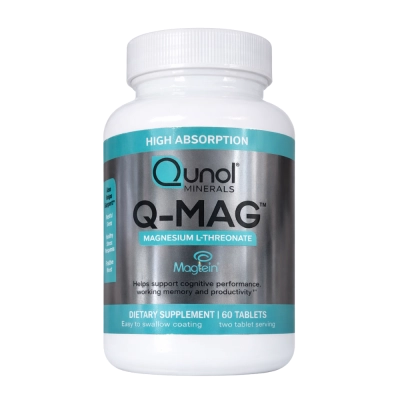 Q-Mag Magnesium L-Threonate Magtein 60 Cápsulas, Qunol