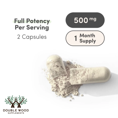 Tudca Tauroursodeoxycholic Acid, 500Mg, 60 Cápsulas, Double Wood 