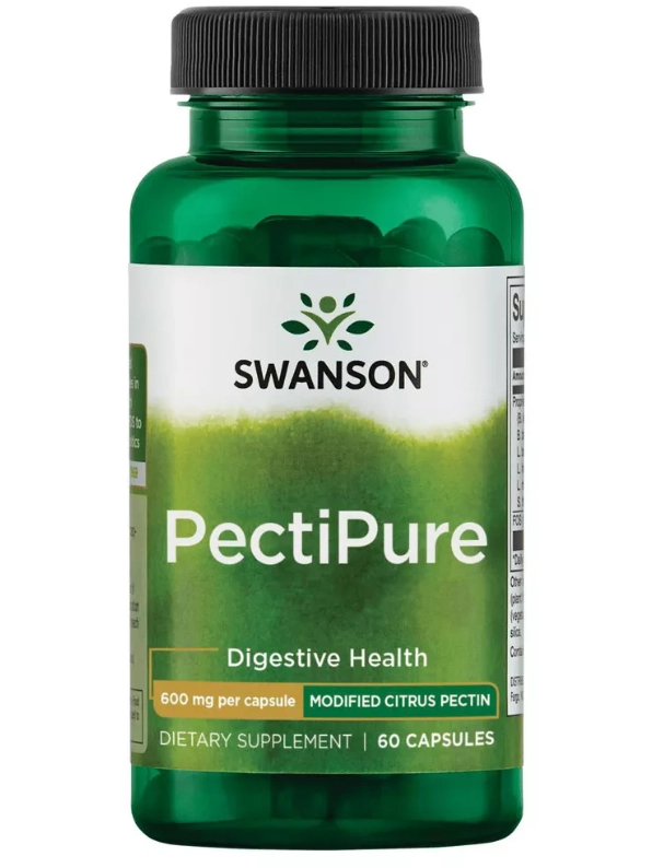 Pectipure, Pectina Cítrica Modificada 600mg, 60 Cápsulas, Swanson