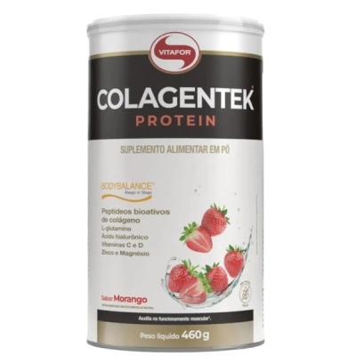Colágeno Colagentek Protein, Bodybalance, 460g Sabores, Vitafor