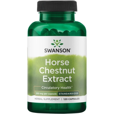 Horse Chestnut Extract (Extrato da castanha da Índia), 250mg, 120 Cápsulas, Swanson
