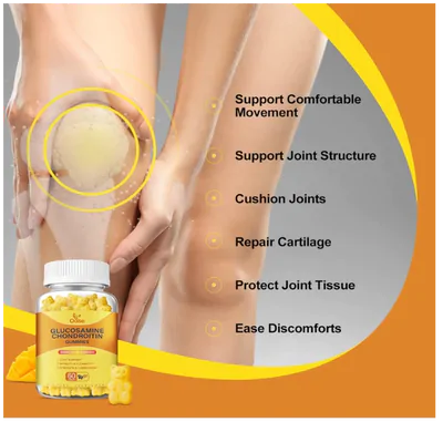 Glucosamina força extra com Condroitina, MSM, e cúrcuma com sabugueiro, 1500mg, 60 Gomas, Oalse