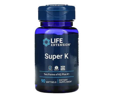 Super K Elite, 90 Softgels, Life Extension