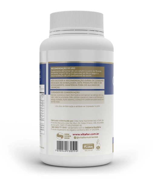 Ômegafor Plus, EPA 990MG/ DHA 660MG, 120 Cápsulas, Vitafor