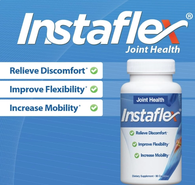 Instaflex, Suporte Articular Com Glucosamina, MSM, Cúrcuma, Gengibre, Pimenta caiena e Ácido hialurônico, 90 Cápsulas