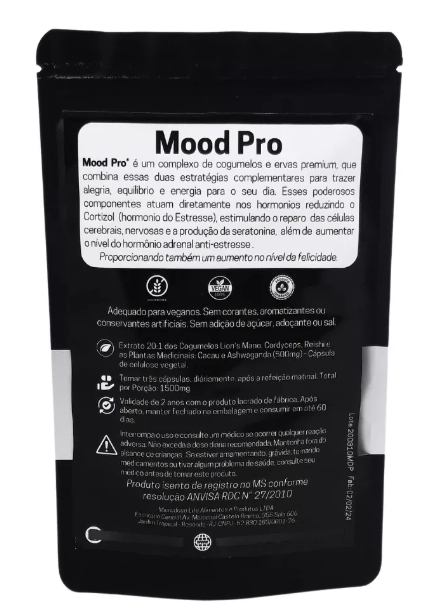 Mood Pro, Alegria Equilíbrio e Energia Para Seu Dia, 90 Cápsulas, Microdose Life