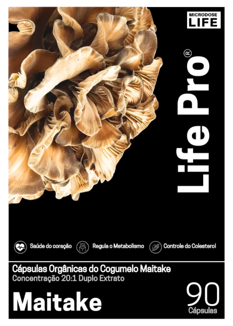 Maitake, Extrato Puro e Concentrado, 90 Cápsulas, Microdose Life