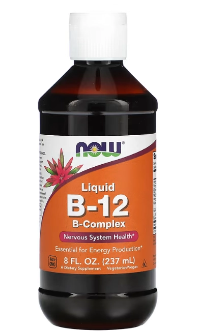 Vitamina B-12, Complexo-B Liquido, 237ml, Now
