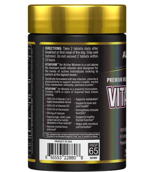 Multivitamínico para Mulheres Vitaform, 60 Comprimidos, AllMax 