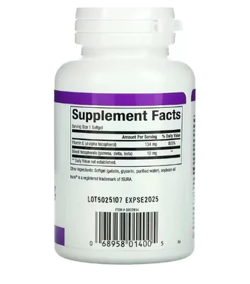 Mistura de Vitamina E, 200 UI, 90 Cápsulas, Natural Factors