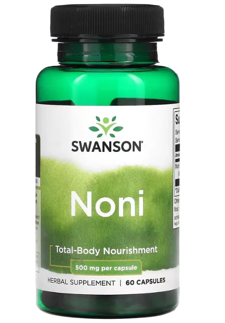 Noni 500mg, 60 Cápsulas, Swanson