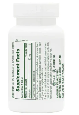 Melatonina 20mg, 90 Comprimidos, Natures Plus