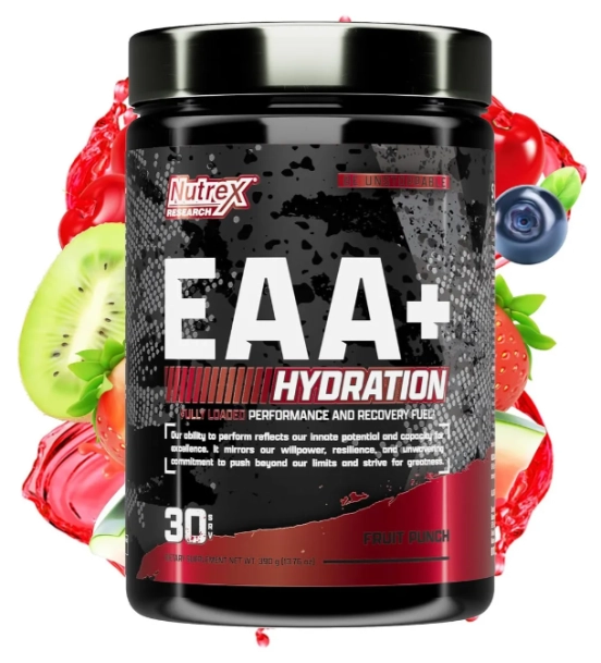 EAA+ Hidratação, 375g Sabor Ponche de Frutas, Nutrex