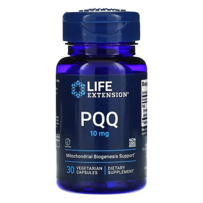 PQQ 10mg Pyrroloquinoline Quinone, Cápsulas Opções, Life Extension