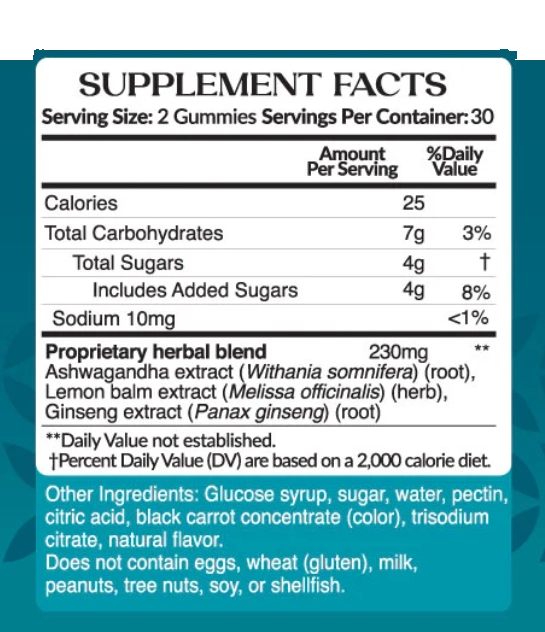 Ashwagandha 230mg, 60 Gomas, Earth's Creation