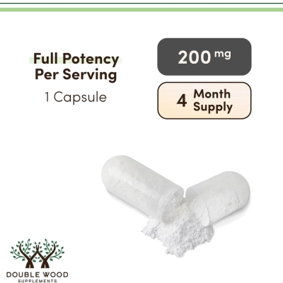 L-Theanine 200mg, 120 Cápsulas, Double Wood