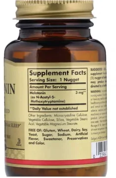 Melatonina, 3mg, 120 Comprimidos, Solgar