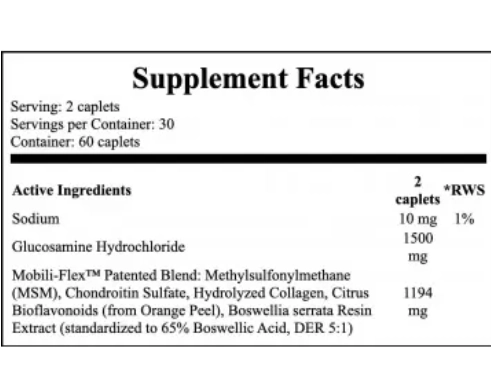 Glucosamina Condroitina e MSM, Joint Soother, 60cápsulas, Puritan's Pride