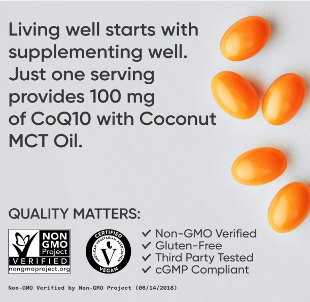 Coenzima CoQ10 100mg, 120 Cápsulas, Sports Research