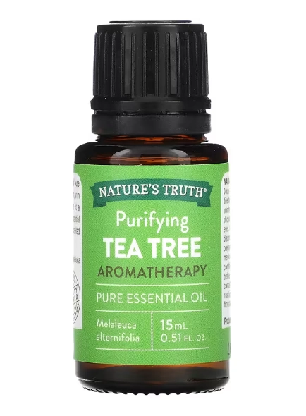 Óleo Essencial Puro, Tee Tree, 15ml, Nature's Truth