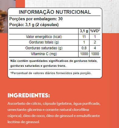 Bio Vitamina C, 60 Cápsulas, PuraVida
