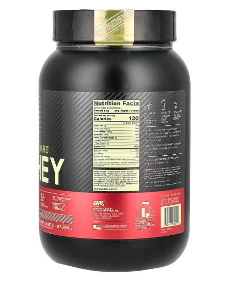 Whey 100% Gold Standard, Sabor Chocolate, 907g, Optimum Nutrition