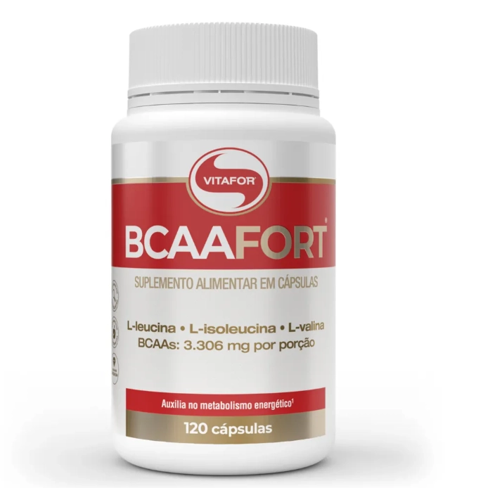 BCAA Fort, 120 Cápsulas, Vitafor