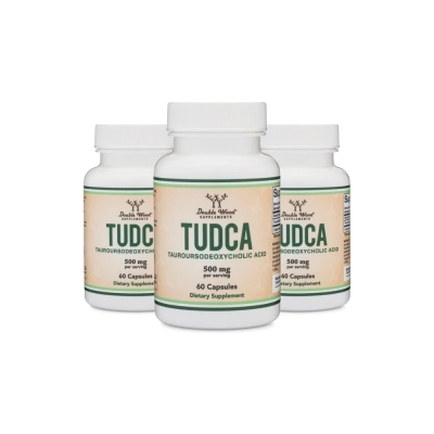 Tudca Tauroursodeoxycholic Acid, 500Mg, 60 Cápsulas, Double Wood 