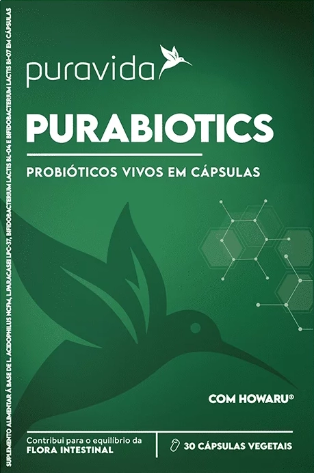 Purabiotics, Flora Intestinal Ideal, 30 Cápsulas, PuraVida