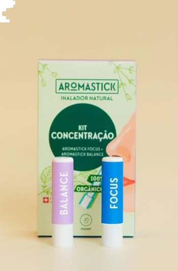 Kit Aromastick inalador  foco + atenção, Aromaterapia