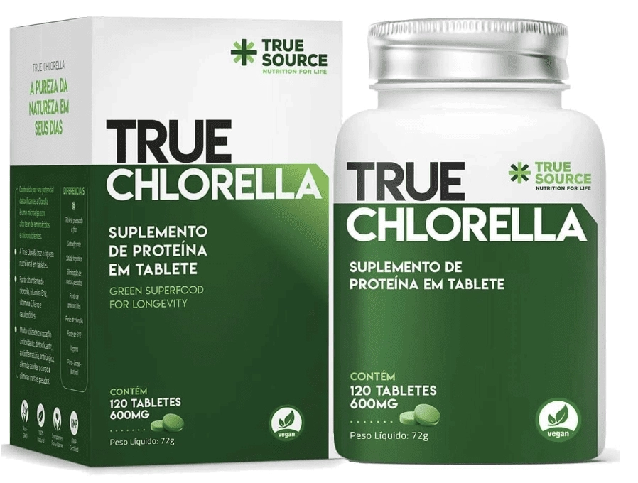 True Chlorella 600mg, 120 Tabletes, True Source