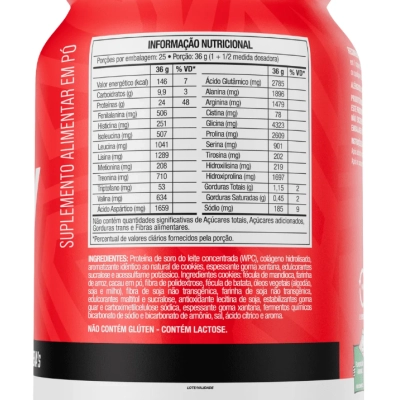 Whey Double Protein, 900g Sabor Cookies, FTW