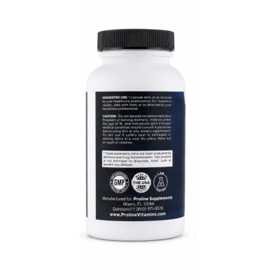 Vitamina K2 MK-7, 100mcg, 180 Cápsulas, Proline Vitamins