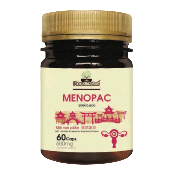 Menopac, Extrato Seco, 60 Cápsulas, Folhas e Raizes