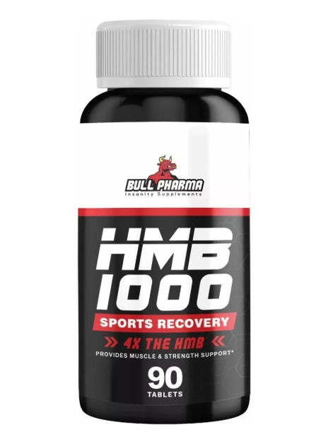 HMB 1000mg, 90 Cápsulas, Bull Pharma