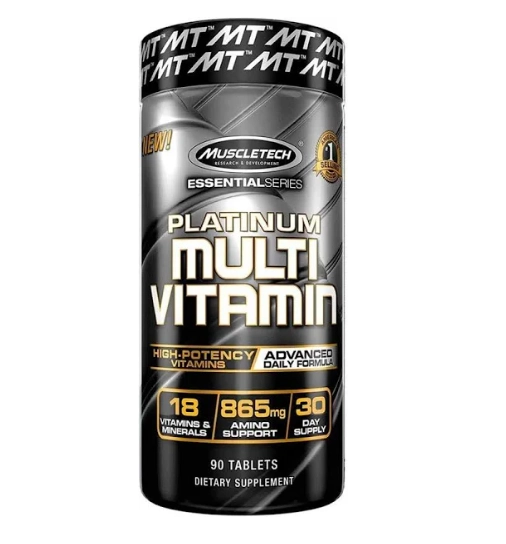 Platinum Multi Vitamin, 90 Capsulas, Muscletech