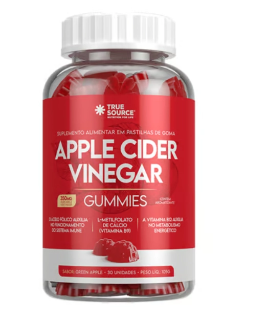 True Apple Cider Vinegar, 30 Gomas, True Source