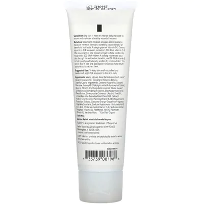 Creme de Vitamina D-3, 1.000 UI, 118 ml