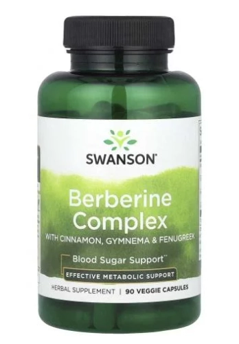 Berberine Complex, 90 Capsulas, Swanson