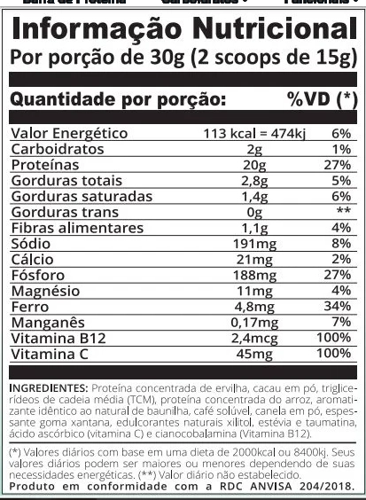 Healthy Vegan Protein, 454g Sabor Cacau & Canela, The One Supps