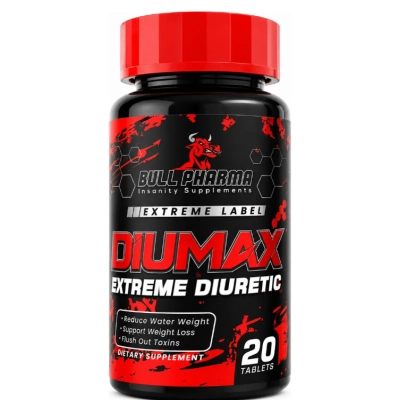 Diumax Extreme Diuretic, 20 Comprimidos, Bull Pharma