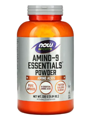Amino-9 Essentials Powder, 330g, Now