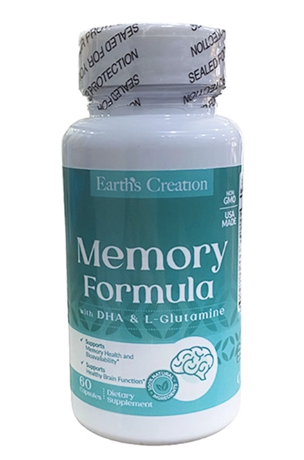 Memory Formula IQ, 60 cápsulas, Earth's Creation